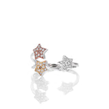 Superstar Sterling Silver Adjustable Ring - ARJWR1031RD ARCADIO