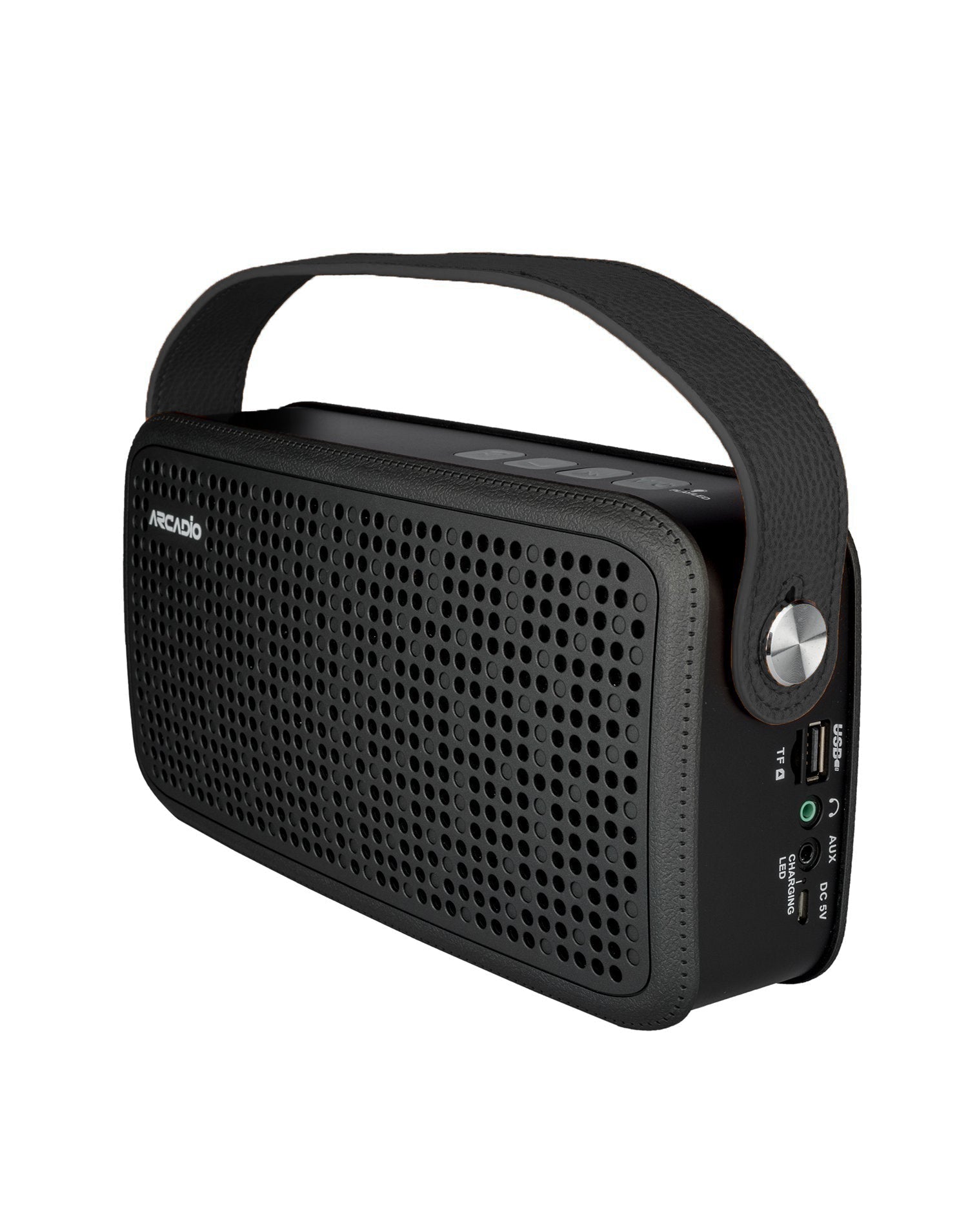THUNDER - Portable Bluetooth Speaker - Black ARCADIO