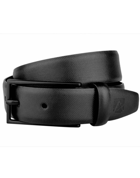 TIMELESS Textured Leather Belt ARB1003BK ARCADIO