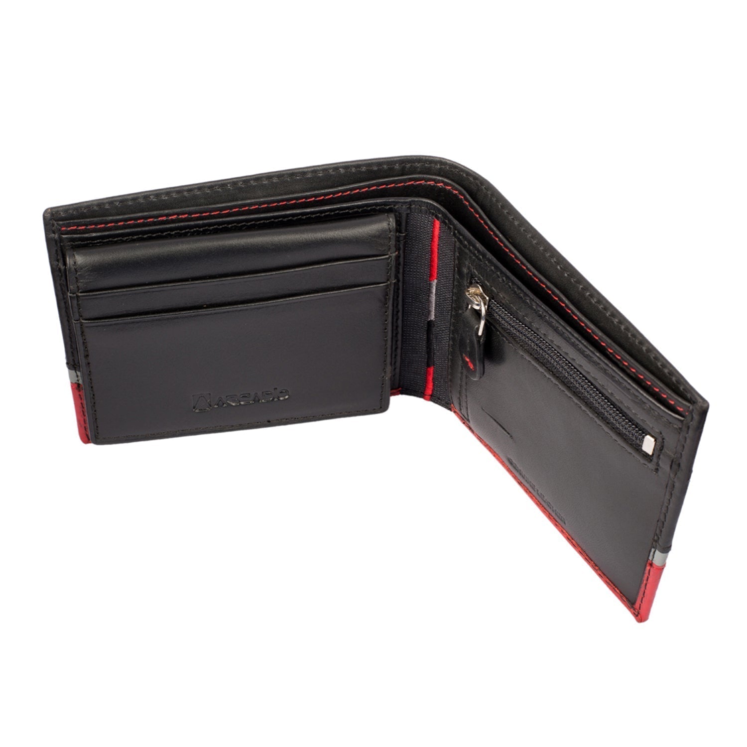 TRIPLE TREAT Triple Toned Leather Wallet ARW1008MT ARCADIO