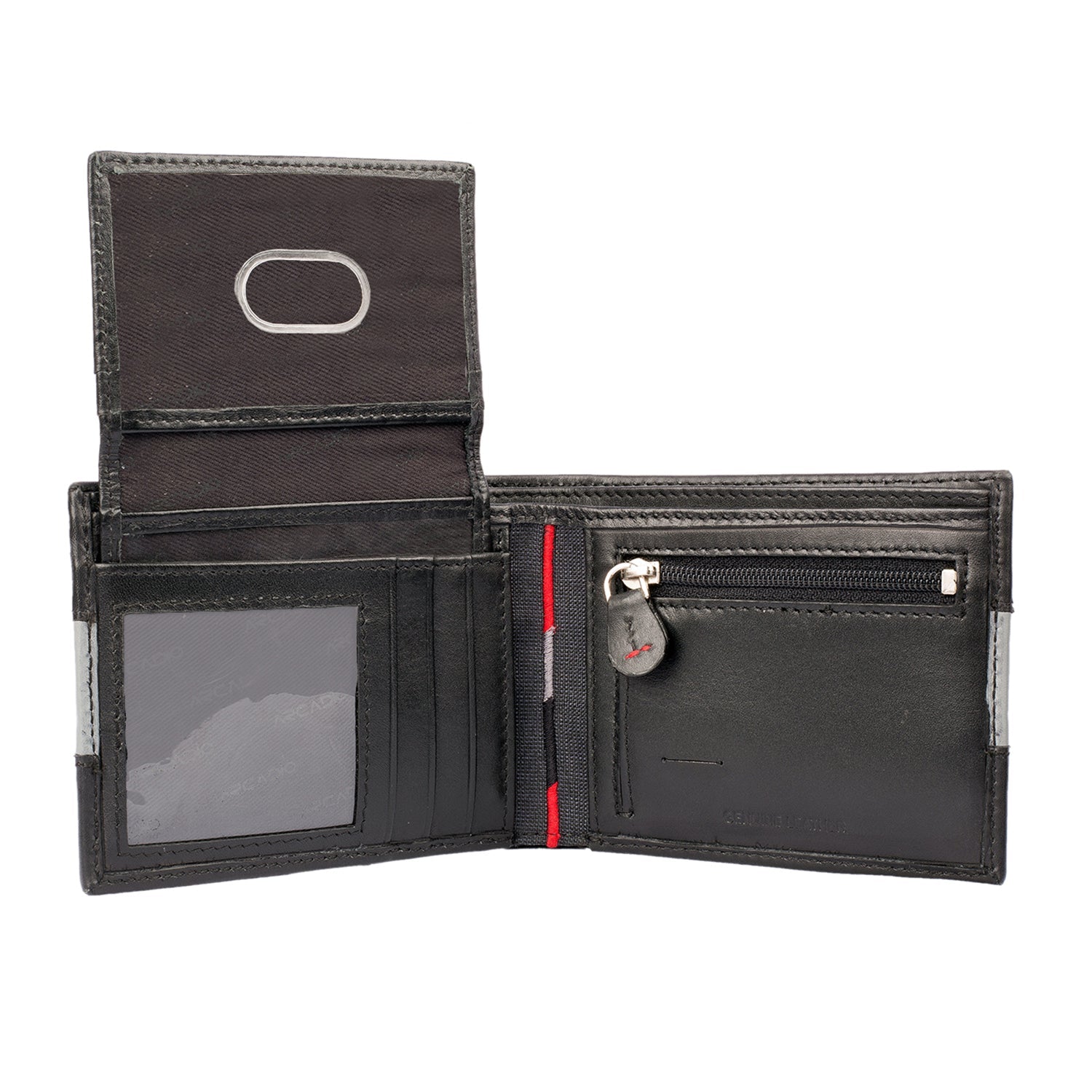 TWO MUCH Dual Toned Leather Wallet ARW1004BK ARCADIO