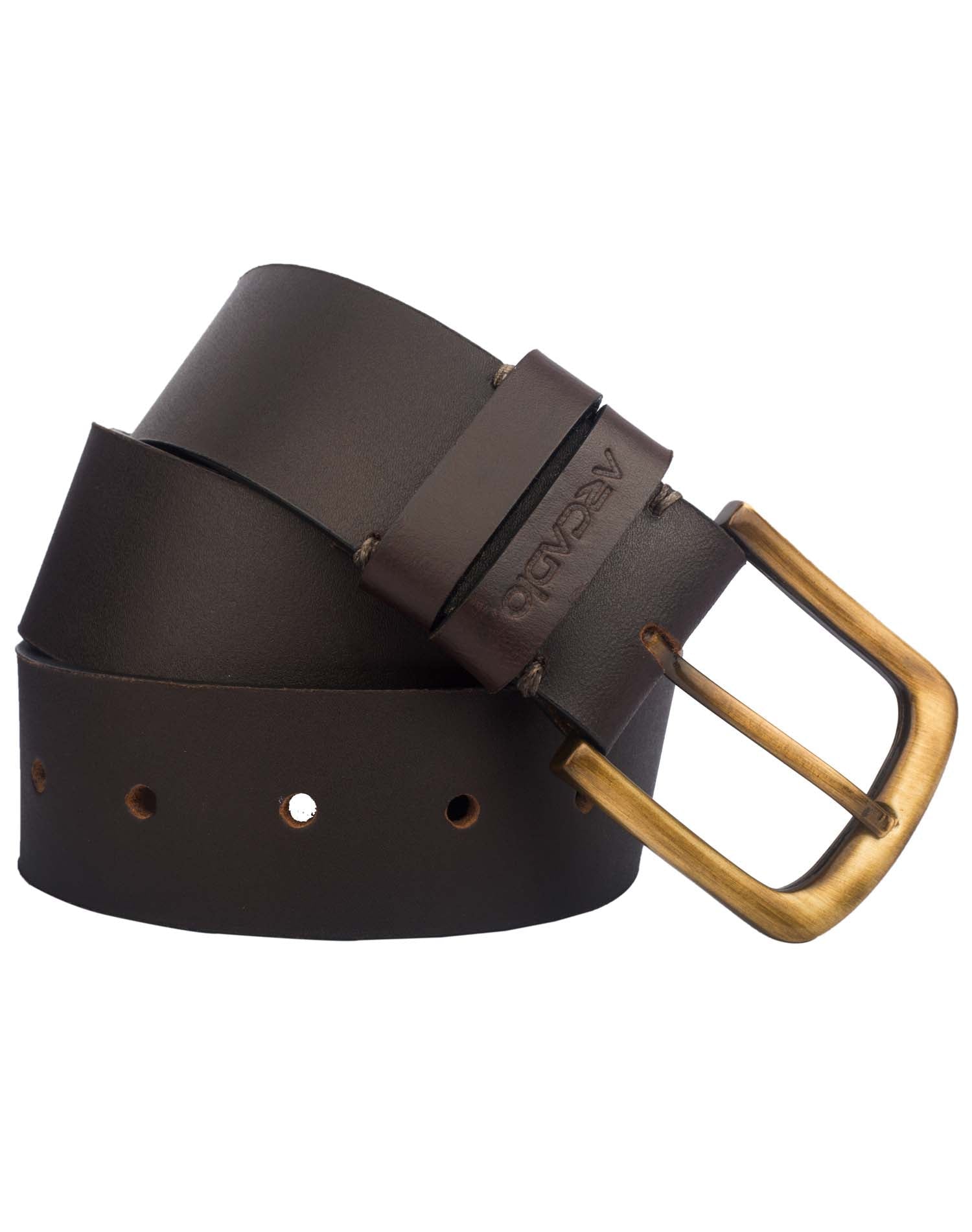 VINTAGE MANIA Leather Belt ARB1016BR ARCADIO