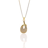 Venus Pendant Necklace and Earrings Set - ARJW1019GD ARCADIO