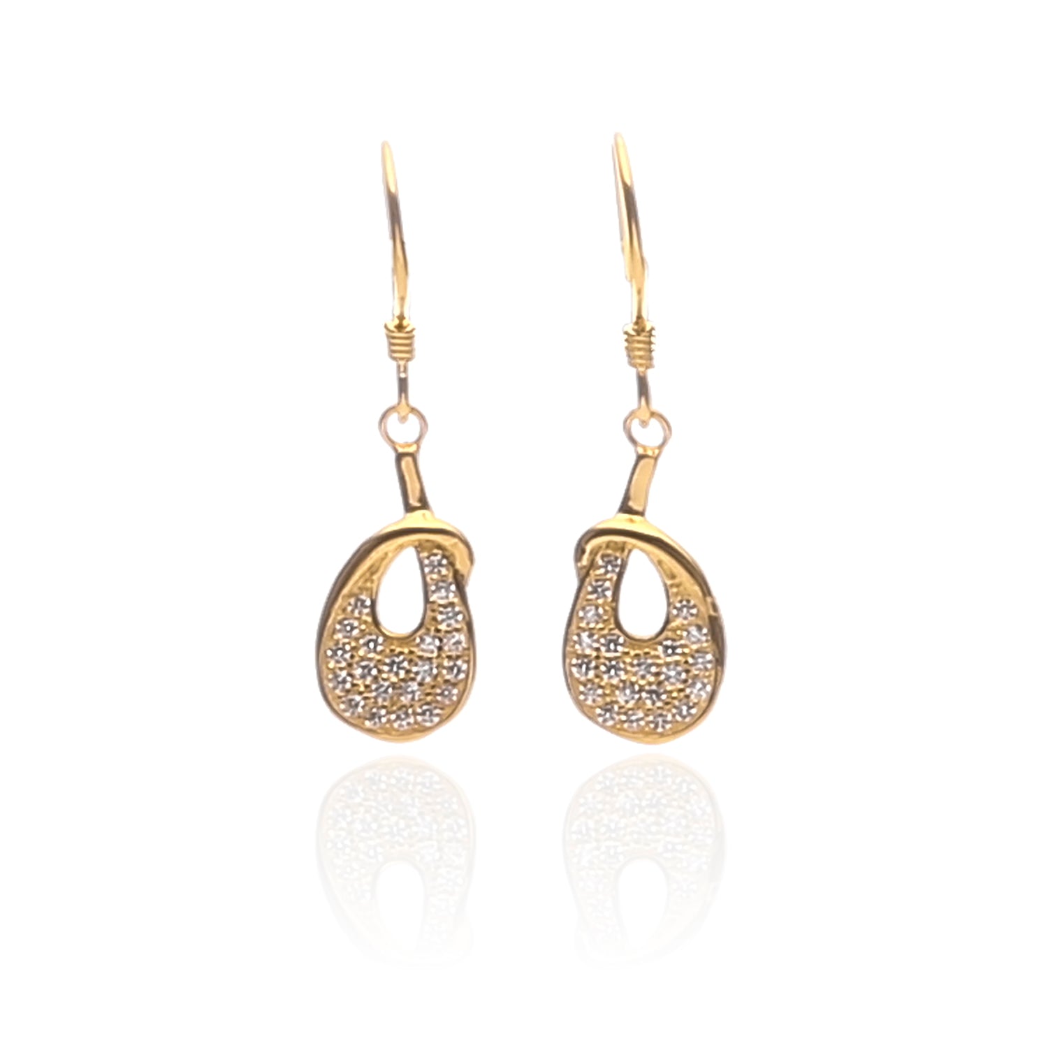 Venus Pendant Necklace and Earrings Set - ARJW1019GD ARCADIO