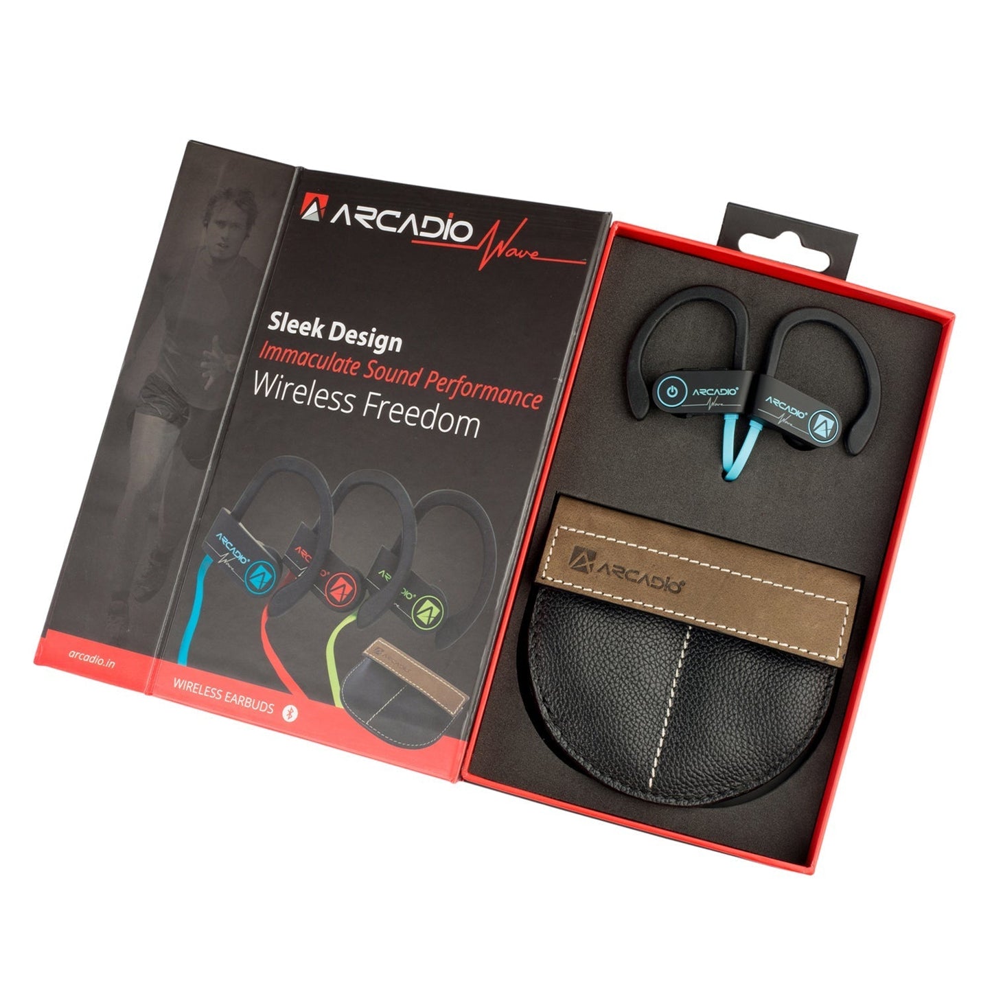 WAVE - Bluetooth Earphone - Blue ARCADIO